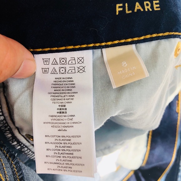 Michael Kors Big Flare Jeans size 8 - Picture 4 of 7